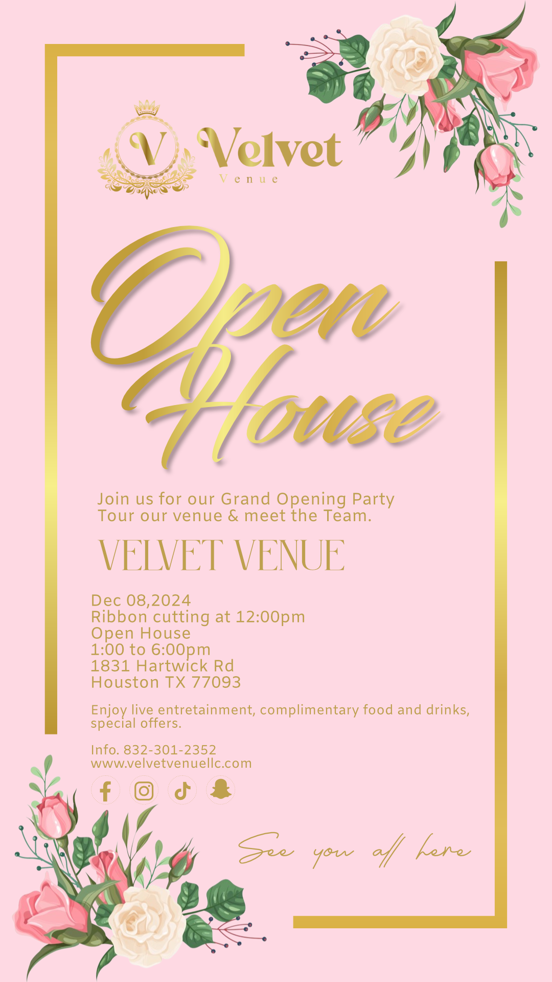 Open House Velvet Venue